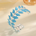 Damen Armreif im eleganten Blattdesign Shop Nory