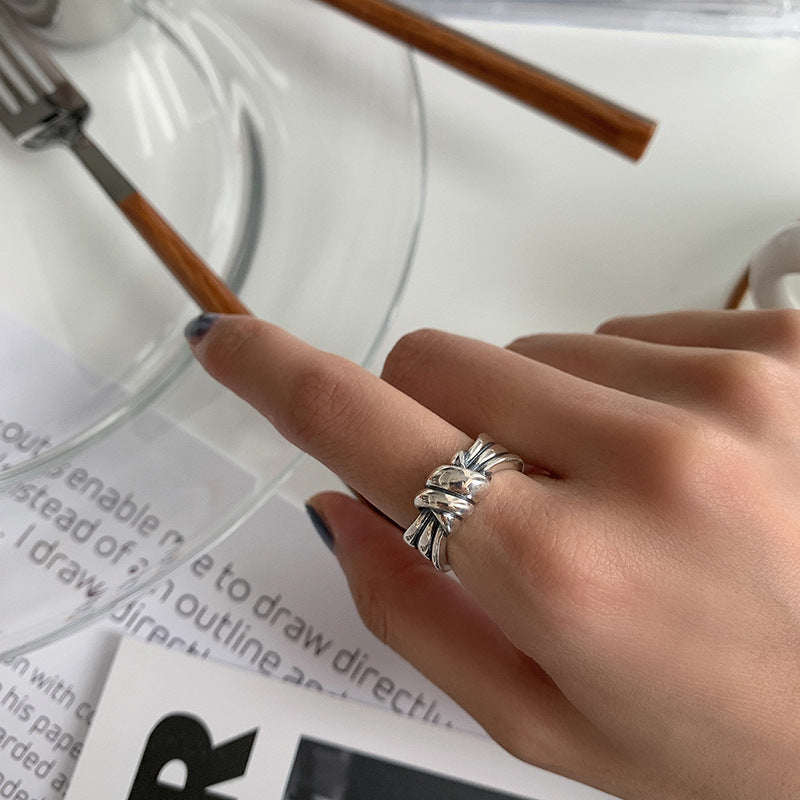 Damen Schlichtes und modernes Ring-Set Shop Nory