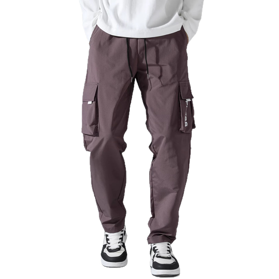 Herren Tapered Cargo-Jogginghose mit elastischem Tunnelzug, multifunktionalen Klapptaschen & ergonomischen Nähten Shop Nory