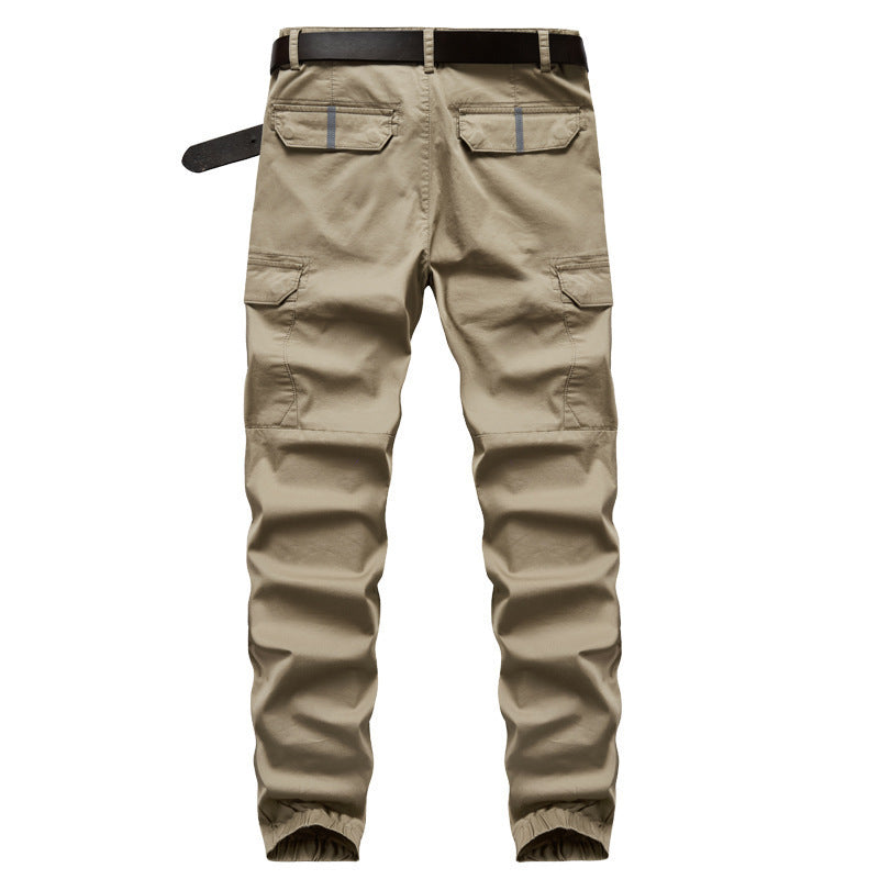 Herren Cargo-Joggerhose mit elastischem Saum, verstärkten Knien und Multifachtaschen Shop Nory