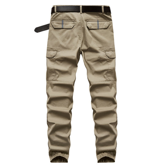 Herren Cargo-Joggerhose mit elastischem Saum, verstärkten Knien und Multifachtaschen Shop Nory