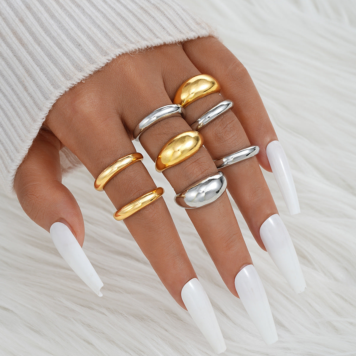 Damen Ring-Set mit einzigartigen und skulpturalen Designs Shop Nory