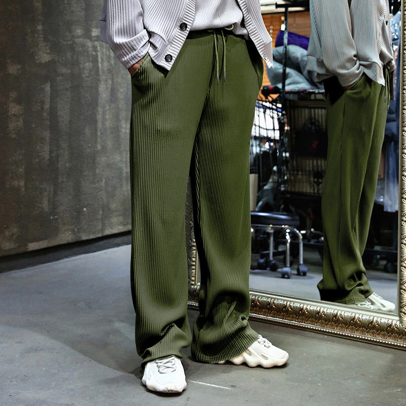 Herren Gerippte weite Freizeithose mit Kordelzug Shop Nory