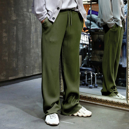Herren Gerippte weite Freizeithose mit Kordelzug Shop Nory