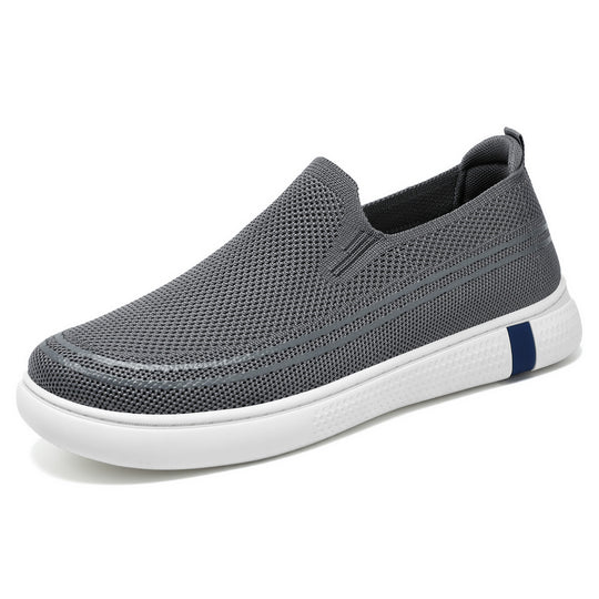 Herren nan nahtloser Strick-Slip-On Freizeit-Sneaker mit atmungsaktivem 3D-Mesh und stoßdämpfender EVA-Flexsohle Shop Nory