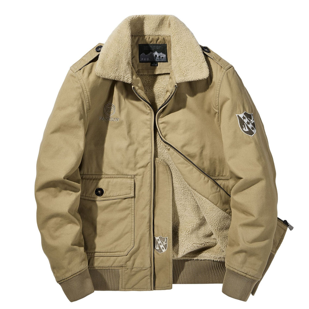 Herren Warme Übergangsjacke mit Fleece-Innenfutter Shop Nory