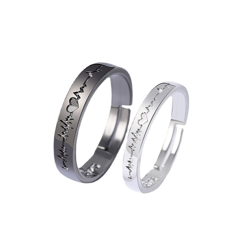Damen Ring mit Herzschlag-Motiv Shop Nory