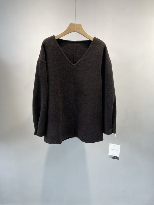 Damen Relaxed Fit V-Ausschnitt Pullover Shop Nory