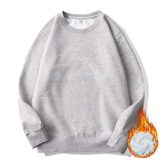 Herren Thermo-Fleece-Sweatshirt mit Rundhalsausschnitt und oversized Schnitt Shop Nory