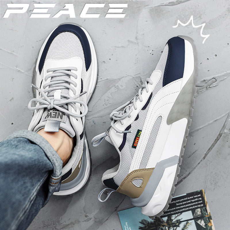 Herren Retro-Outdoor-Sneaker mit profiliertem Trail-Laufsohle und atmungsaktivem Mesh Shopy Nory