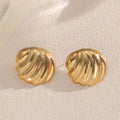 Damen Ohrstecker im eleganten Muschelformat Shop Nory