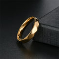 Herren Ring mit facettiertem Design aus hochwertigem Edelstahl Shop Nory