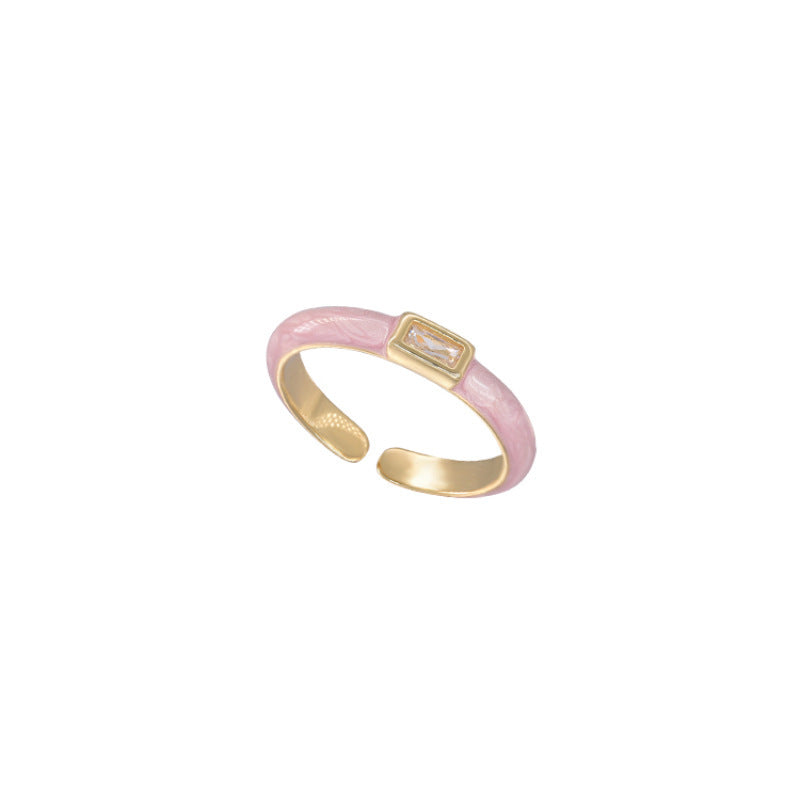 Damen Offener Ring mit elegantem Edelstein-Akzent Shop Nory