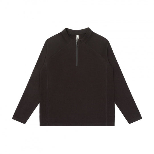 Unisex Leichtes Oversize-Halbzip-Sweatshirt mit Raglanärmeln und Stehkragen Shop Nory