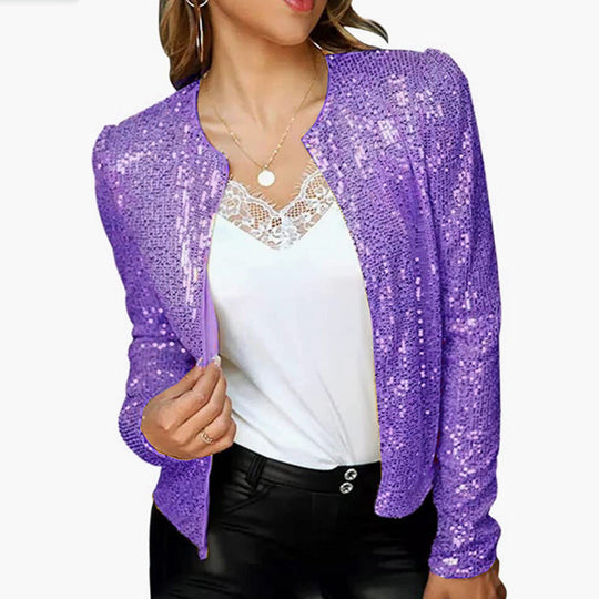 Elegante Paillettenjacke für Damen