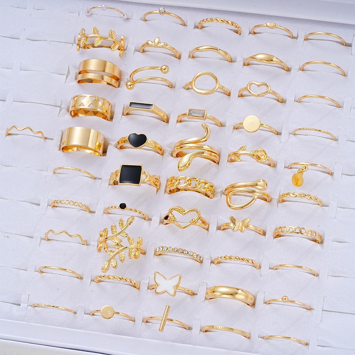 Damen Ring-Set mit modernen und kreativen Designvariationen Shop Nory