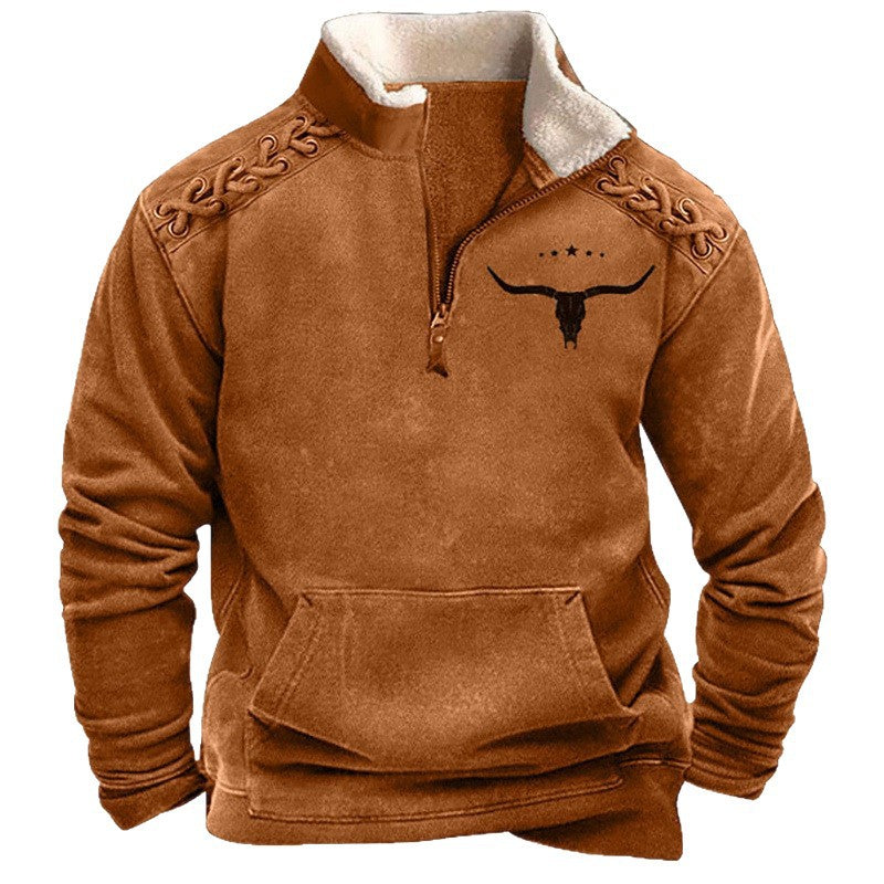 Herren Modischer Hoodie mit Kapuze und maritimem Druck Shop Nory