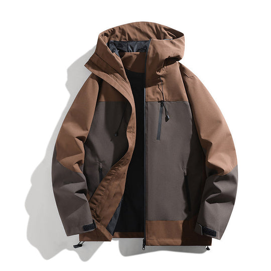 Damen technische Allwetterjacke mit vielseitigem Kapuzendesign und verstellbaren Belüftungsöffnungen