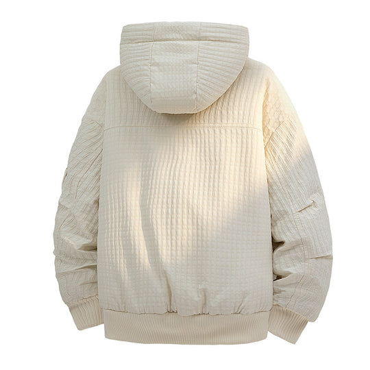 Damen Gefütterte Teddy-Fleece Bomberjacke mit Kapuze und feiner Steppstruktur Shop Nory