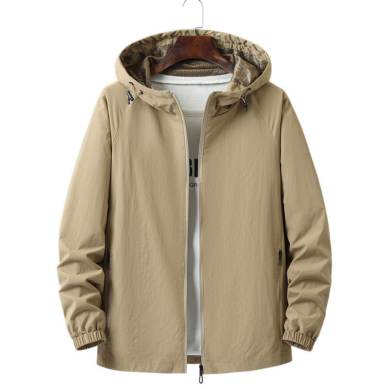 Herren Leichte Outdoorjacke mit Kapuze Shop Nory
