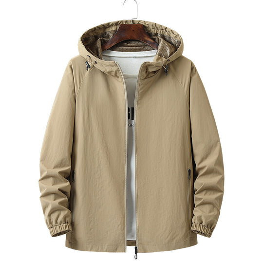 Herren Leichte Outdoorjacke mit Kapuze Shop Nory