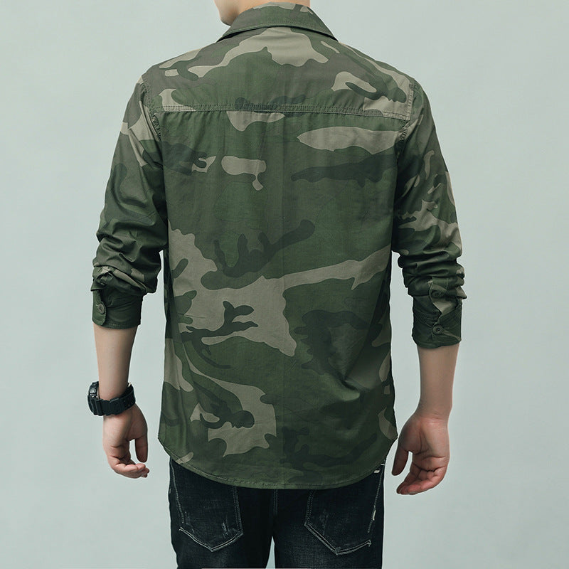 Herren Camouflage Hemd mit Taschen Shop Nory
