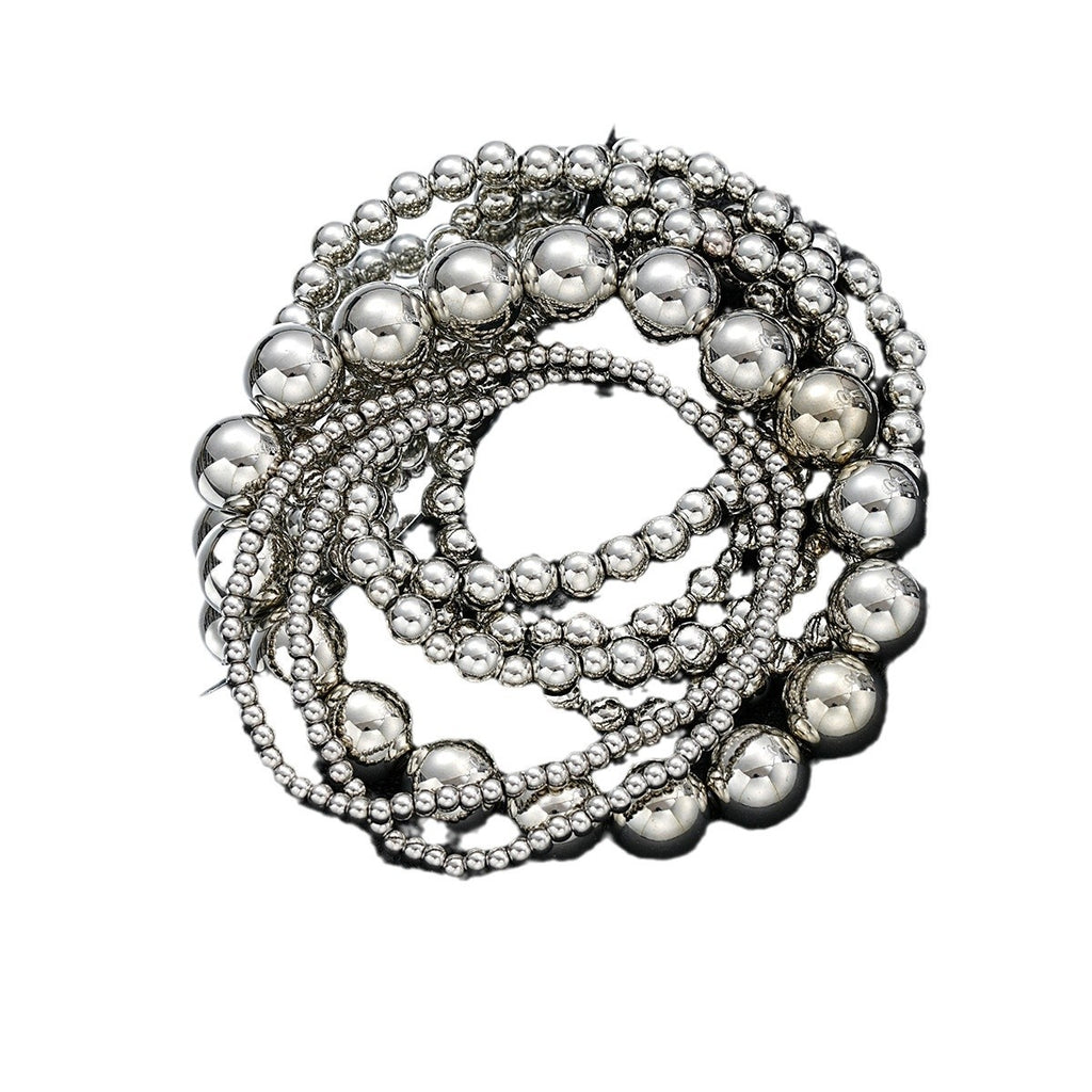 Damen Armband-Set mit eleganten, glänzenden Kristallen und stilvollen Perlen Shop Nory