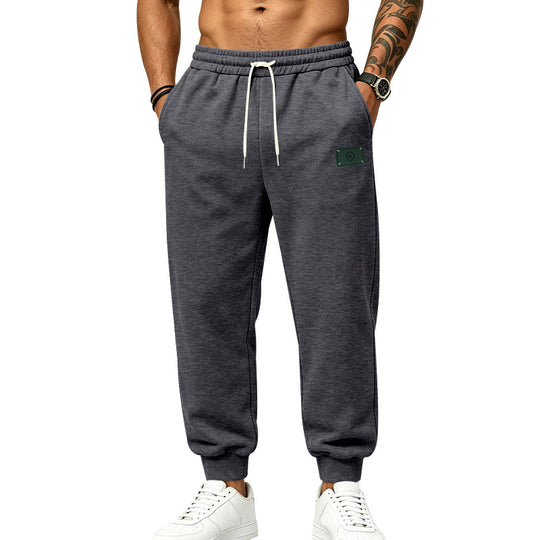 Herren Relax-Fit Jogginghose mit angerauter Innenseite, elastischem Bund und Kordelzug Shop Nory