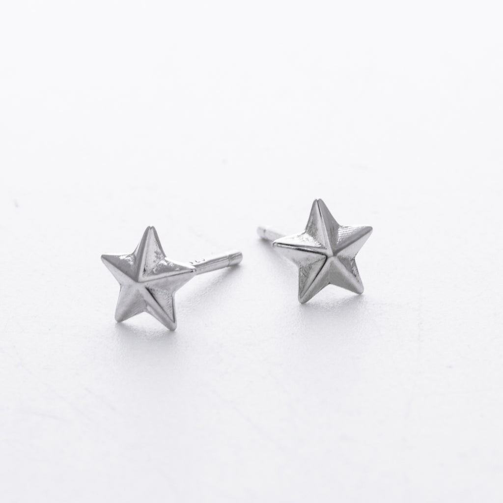 Damen Ohrstecker im eleganten Sternendesign aus 925 Sterling Silber Shop Nory