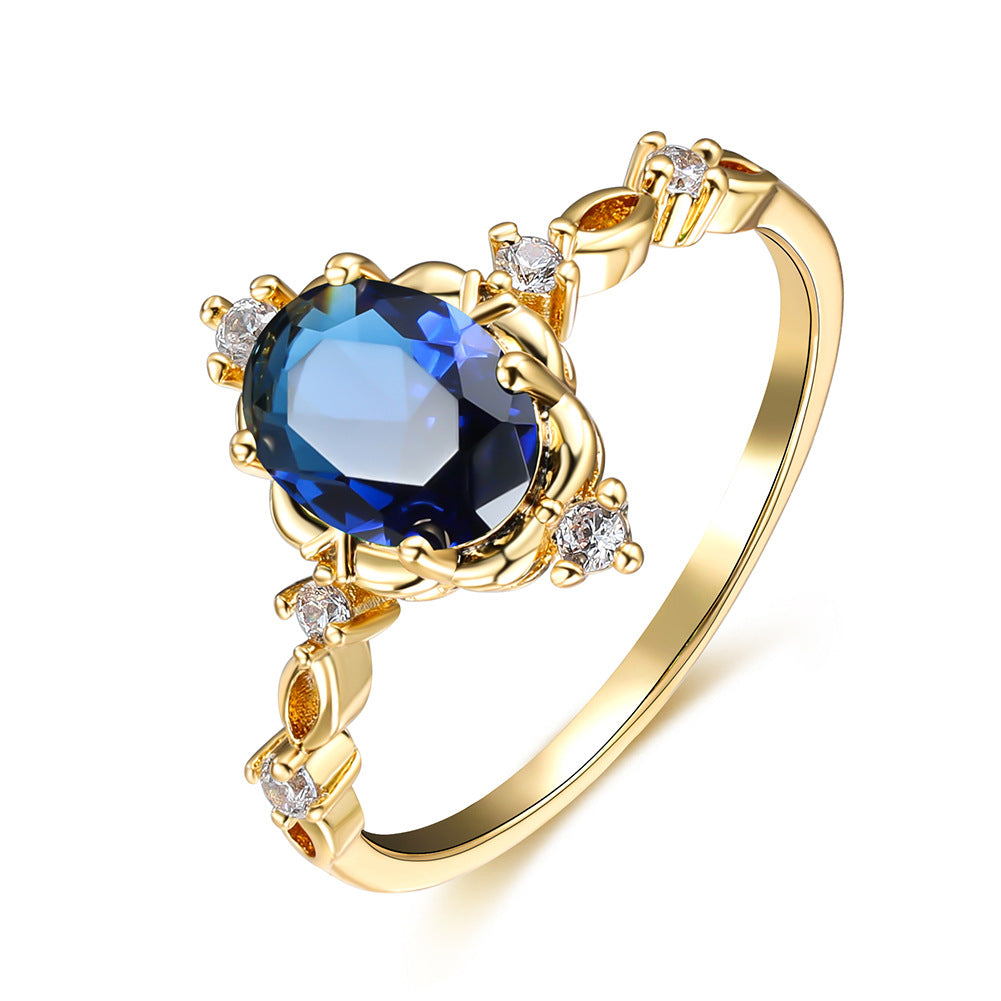 Damen Ring mit exquisitem Zirkonia-Einsatz und eleganter Fassung Shop Nory