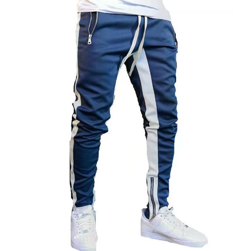 Herren Sportliche Slim-Fit Jogginghose mit Seitentaschen