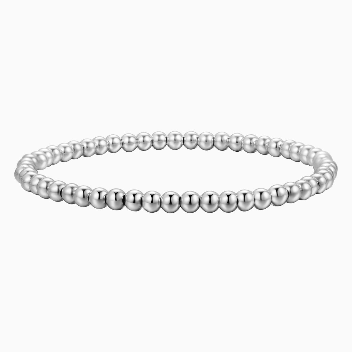 Damen schmaler Silberarmreifen aus hochwertigen Kugeln Shop Nory