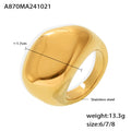 Damen Modischer Ring im modernen Design aus Edelstahl Shop Nory