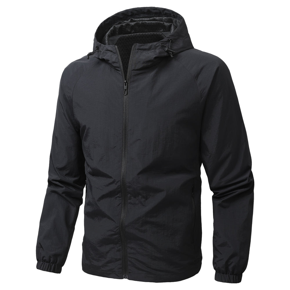 Herren Leichte Kapuzen-Übergangsjacke mit wind- und wasserabweisendem Funktionsmaterial Shop Nory