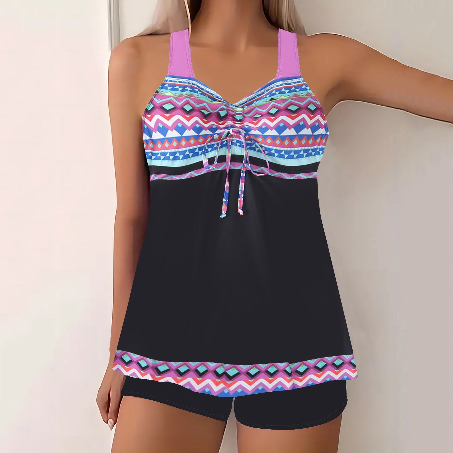Damen Tankini-Oberteil mit Shorts