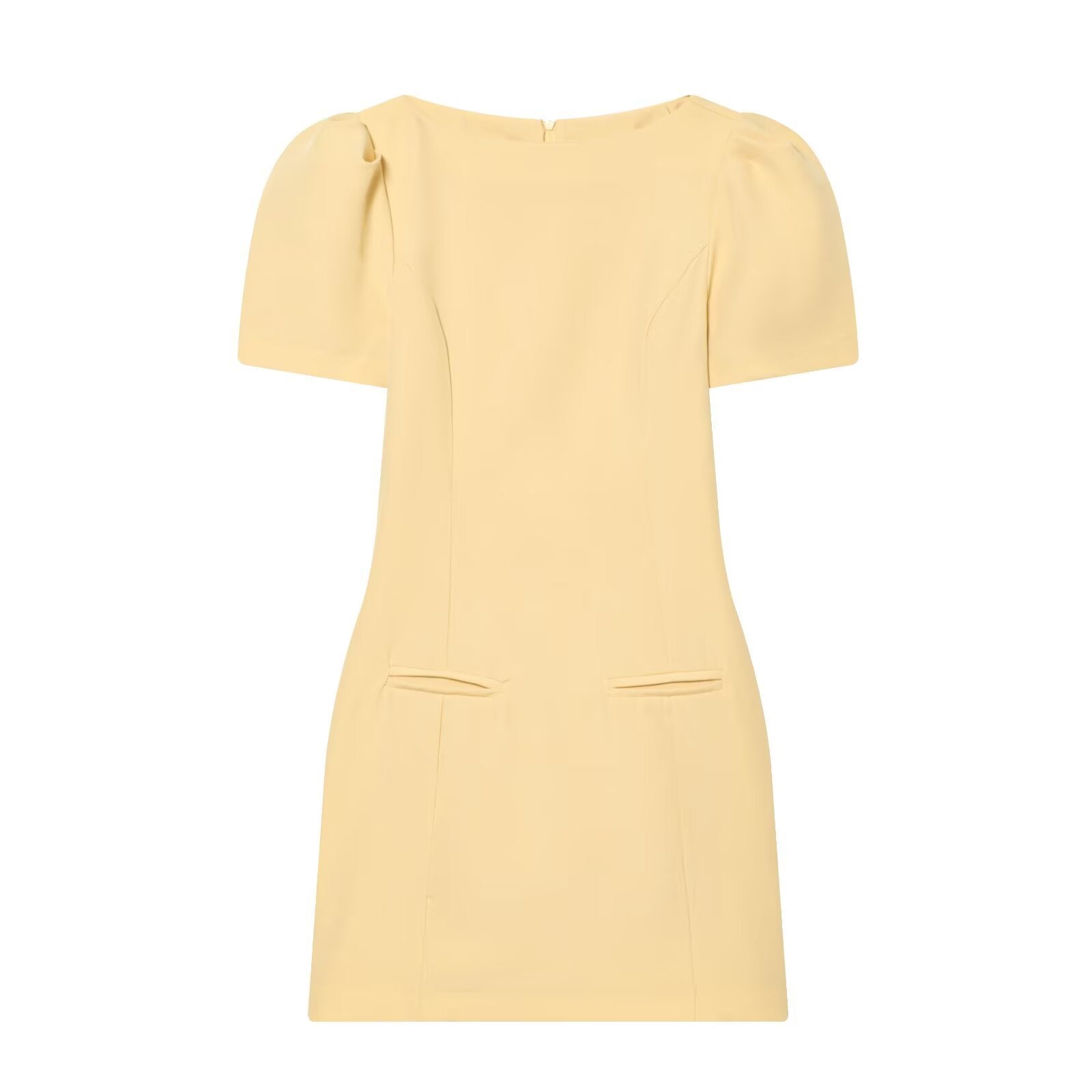 Damenkleid mit Puffärmeln und tailliertem Schnitt