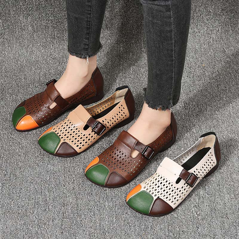 Luftige Damensandalen mit Schnalle – Zoë