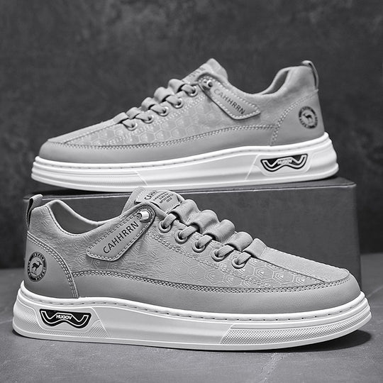 Herren Lässige Low-Top Sneaker mit geprägter Wabenstruktur und dämpfender Plateausohle Shopy Nory