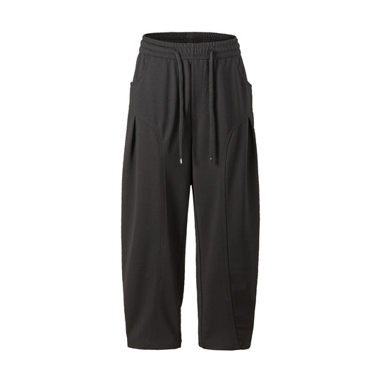 Damen Cropped Jogginghose im Relaxed‑Schnitt mit Kordelzug und Ziernähten Shop Nory