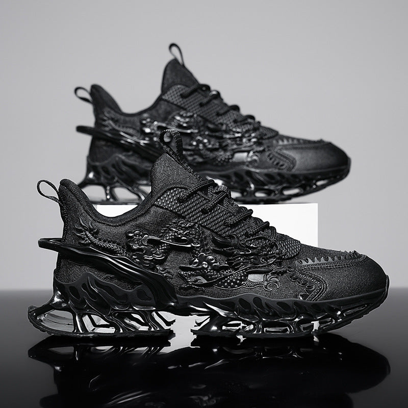 Damen Sportliche Sneakers mit einzigartigem und langlShopnoryigem Sohlenprofil Shopnory