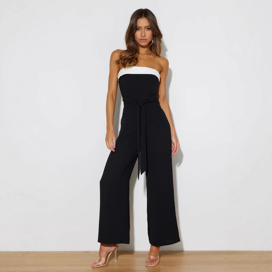Damen Jumpsuit mit taillierendem Design und elegantem Trägerless-Schnitt
