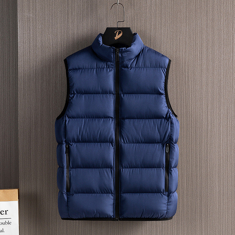 Herren Slim-Fit ultraleichte Stepp-Thermoweste mit hochschließendem Kragen und wasserabweisenden Reißverschlüssen Shop Nory
