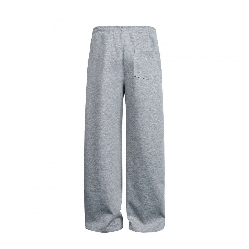 Damen Weite High‑Waist Relax-Sweat-Hose mit Kordelbund und dekorativen Schrittnahtlinien Shop Nory