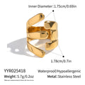 Damen modischer Edelstahlring mit hypoallergener Beschichtung Shop Nory