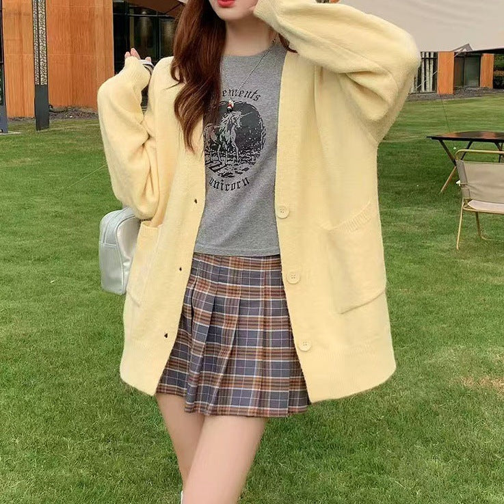Damen Bequemer Oversized Cardigan Shop Nory