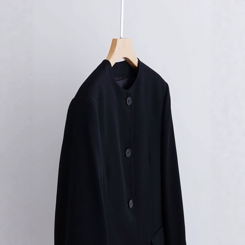 Damen Modischer Blazer mit einfachem Kragen Shop Nory