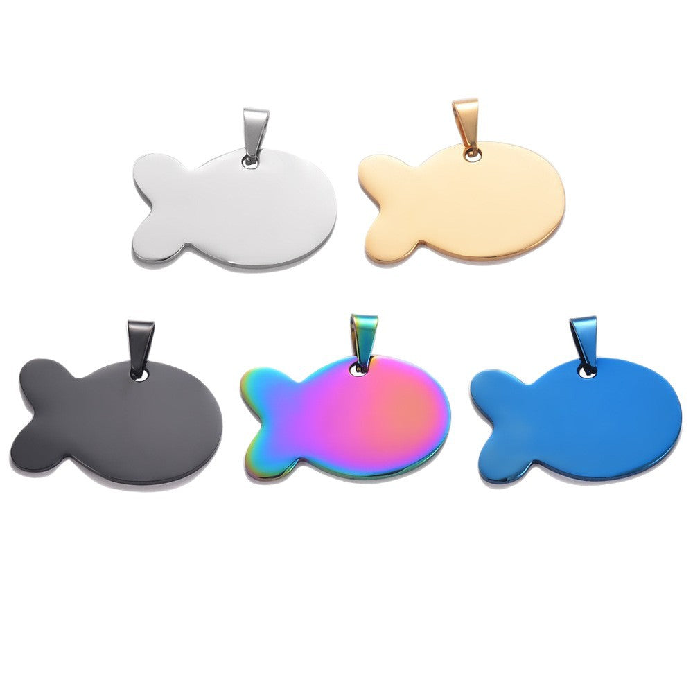 Damen Anhänger in Form eines Fisches aus hochwertigem Edelstahl Shop Nory