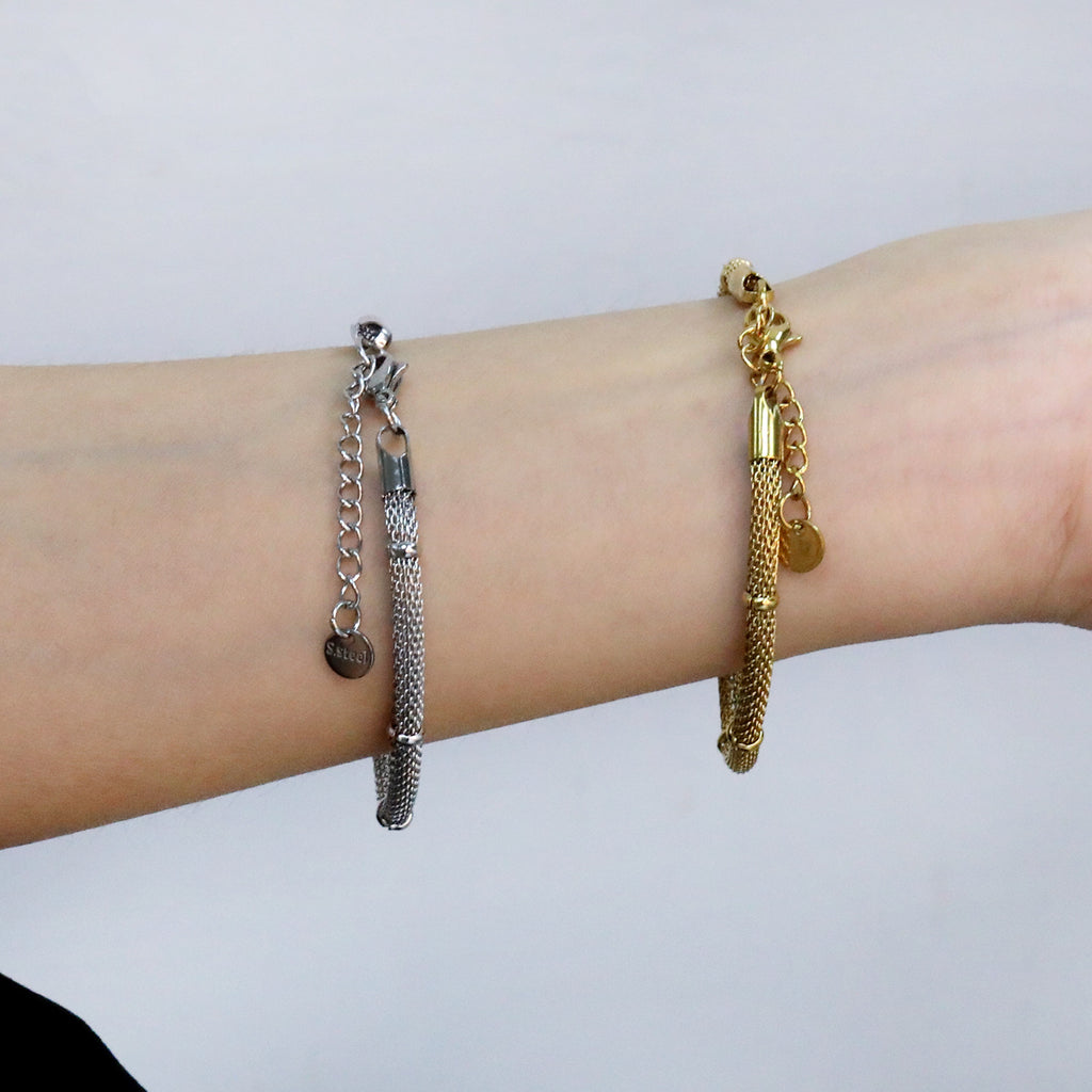 Damen Edelstahl Armband mit flexiblem Ketten-Design und elegantem Verschluss Shop Nory