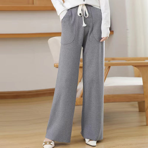 Damen Bequeme und elegante Hosen mit weitem Bein Shop Nory