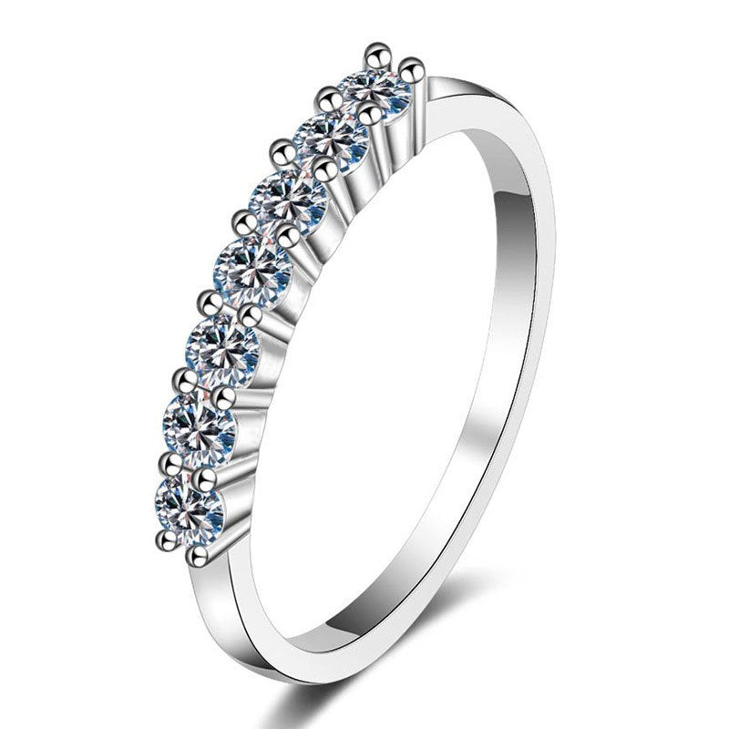 Damen Funktionsreicher Ring mit funkelnden Kristallen und eleganter Fassung Shop Nory